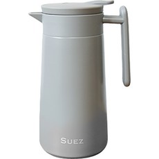 수에즈 보온보냉 주전자 물병, 860ml, 그레이, 1개