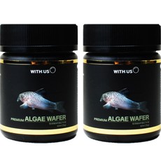 위더스 프리미엄 알게와퍼 바닥물고기 사료 60ml, 35g, 2개