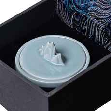 蓋子的04兄弟青瓷硯台, 1個