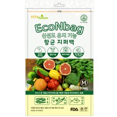 에코앤 신선도 유지 지퍼백 중 M 10p, 1개