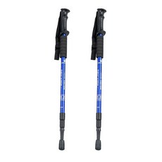 리치덕 등산스틱 초경량 트래킹 스트레이트 2p, 블루