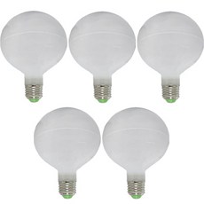 Gaon LED LED 12W 長型球燈泡 白色 5p, 黃光色, 5個