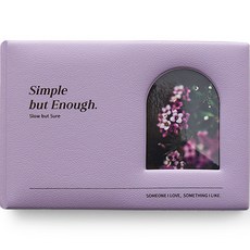 퍼니메이드 미니 핸디 가죽 다이어리 플래너 6개월, 밀크바이올렛, 1개 밀크 바이올렛