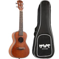 BWS EST&1988 尤克里裡+入門學習包套組深棕色, 66cm