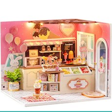 아디코 DIY 리틀 미니어처 하우스, 아이스크림숍