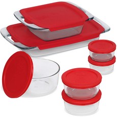 Corelle 康寧 Easy Grab耐熱玻璃保鮮盒組, 1套