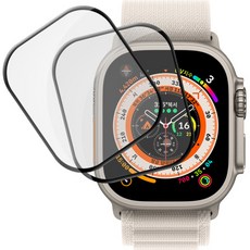 모모켓 풀커버 X 글래스 강화유리 필름 49mm 2p, 블랙