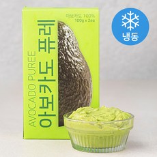아보카도 퓨레 2개입 (냉동), 200g, 1개