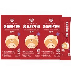 또또맘 유아용 홍도라지배 젤리, 배 + 홍도라지 혼합맛, 150g, 3박스