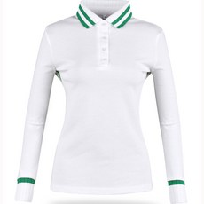 Luxgolf 女式線領長袖襯衫 MDG2A602W