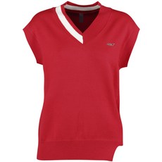 430골프 럭스골프 여성용 배색 브이넥 니트 조끼 LB2A507W