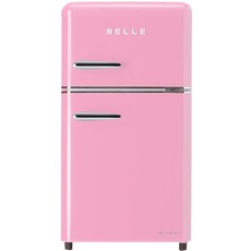 벨 레트로 글라스 냉장고, 핑크, RD09APKH