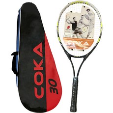 배곧인터내셔널 배곧스포츠 그립감 좋은 알루미늄 테니스 라켓 + 가방 세트 C-30, 옐로우