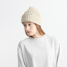 아이엠캡 언발란스 네츄럴 라벨 비니