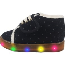 베이비솔 아동용 스윗도트 LED 털 운동화
