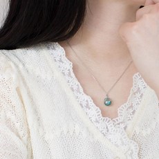 러빈볼 여성용 탄생 스노우볼 데일리 목걸이