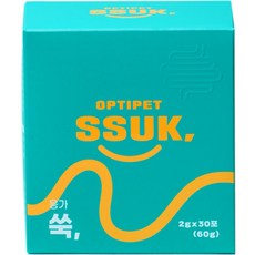 옵티펫 반려동물 응가 쑥 유산균 60g, 치즈, 1개, 장건강