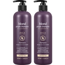 아브카 탈모기능성 블론드 헤어 보색 샴푸, 2개, 500ml