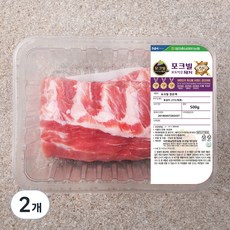 포크빌포도먹은돼지 돈등갈비 구이 찜용 (냉장), 500g, 2개