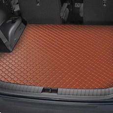 GMZ MOTORS 絎縫皮革後備箱墊, k8混合動力車, 棕色
