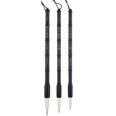 Art Secret 終身文化高級山羊毛刷套組 BM-07, 刷毛(36 x 8mm/42 x 10mm/48 x 12mm), 1組