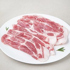 빌라스포크 무항생제 인증 한돈 얇은 목심 구이용, 500g, 2개
