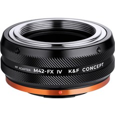 K&F CONCEPT 렌즈변환 어댑터 M42-FX IV PRO, 1개 - xtremerav-m4