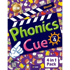 Phonics Cue 4 SB Workbook + Activity Worksheet with App 개정판, 에이리스트