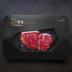 동원 금천한우 1등급 안심 스테이크용 (냉장), 300g, 1개