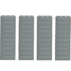 캐스비 유아용 튼튼 시멘트 벽돌블럭 40p 2320, 회색