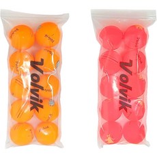 볼빅 X OUT 비비드 컬러 로고 무광 골프공 3피스 10p, 랜덤발송, 2개