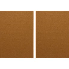 올데이랩 소음방지 FELT 가드스티커 시트, 브라운, 2개