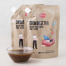 델링 마늘 불고기 소스, 300g, 2개