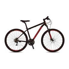 지오닉스 자전거 38.1cm 마젠타 370HD, 맷 블랙 + 레드, 176cm