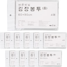 바른비닐 김장봉투 중 4p, 10개, 중형(약10포기)