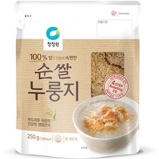 대상 청정원 순쌀 누룽지, 250g, 1개