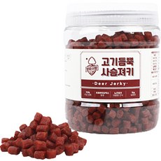 땅파서팜 강아지 고기듬뿍 사슴 져키 1kg, 1개