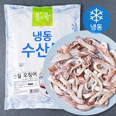 풀스쿡 국내산 오징어 기본채 다리포함 (냉동), 1kg, 1개