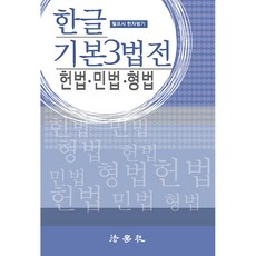 한글 기본 3법전 헌법 · 민법 · 형법, 법학사
