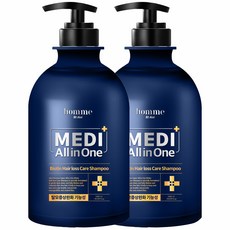 아케이 옴므 메디올인원 비오틴 탈모샴푸 센스페로몬향, 2개, 550ml