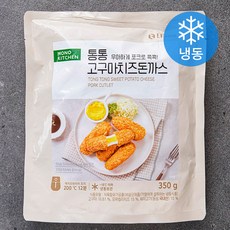 모노키친 통통 고구마 치즈 돈까스 (냉동), 350g, 1개