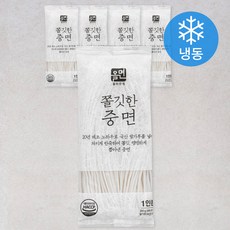 올면 쫄깃한 중면 (냉동), 200g, 5개