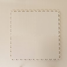 롤베이비 셀프시공 PVC 퍼즐매트, 아이보리, 16개