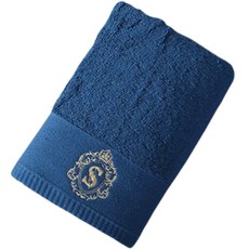 데일리리빙 5성급 호텔 고급 수건 180g 면사, 블루, 1개