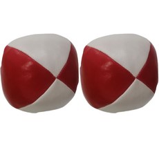 Yogojojo雜耍球 03 紅色白色 50mm, 2個