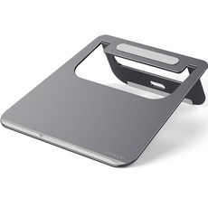 사테치 알루미늄 노트북 맥북 랩탑 아이패드 테블릿 프리미엄 접이식 스탠드 거치대, Space gray