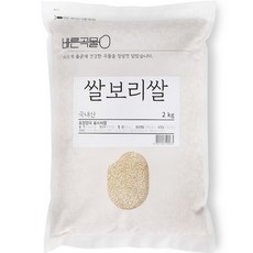 바른곡물 쌀보리쌀, 2kg, 1개