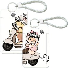 可愛卡通鑰匙圈公交卡殼