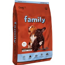 도그랑 강아지 패밀리 중소형견 전연령 대용량 건식사료, 닭, 8kg, 1개
