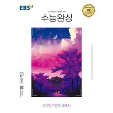 EBS 수능완성 (2023년), 한국교육방송공사, 사회탐구영역 세계사